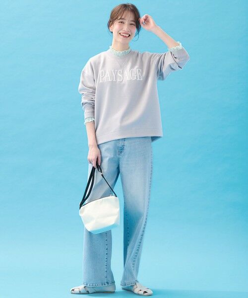 ANY / エニィ デニムパンツ | 【大好評につき新色登場/ウエストゴム/ストレッチ】ワイドデニムパンツ | 詳細15