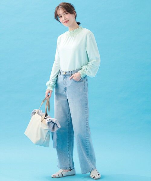 ANY / エニィ デニムパンツ | 【大好評につき新色登場/ウエストゴム/ストレッチ】ワイドデニムパンツ | 詳細19