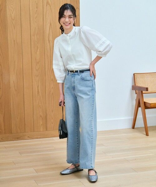 ANY / エニィ デニムパンツ | 【大好評につき新色登場/ウエストゴム/ストレッチ】ワイドデニムパンツ | 詳細2