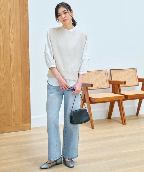 ANY / エニィ デニムパンツ | 【大好評につき新色登場/ウエストゴム/ストレッチ】ワイドデニムパンツ | 詳細5