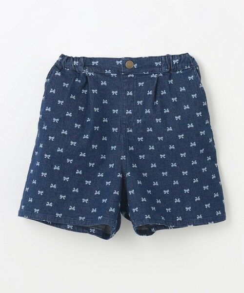 【新品、タグ付き】ami parisデニムフリンジショートパンツ AMI】ダメージデニムショートパンツ(M(150cm) 黒): ジュニア