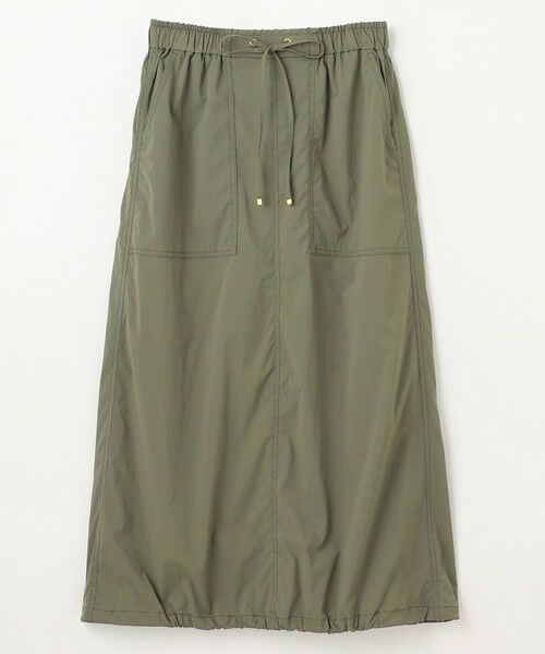 ANY / エニィ ミニ・ひざ丈スカート | 【洗濯機可/ウエストゴム】撥水ナイロンベイカースカート | 詳細21