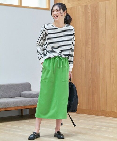 ANY / エニィ ミニ・ひざ丈スカート | カットジョーゼットベイカースカート | 詳細20