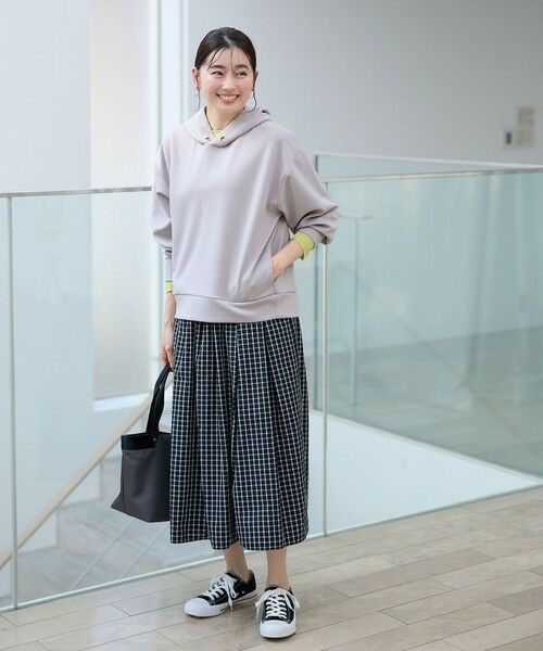 ANY / エニィ ミニ・ひざ丈スカート | 【ウエストゴム】タックギャザーフレアスカート | 詳細6