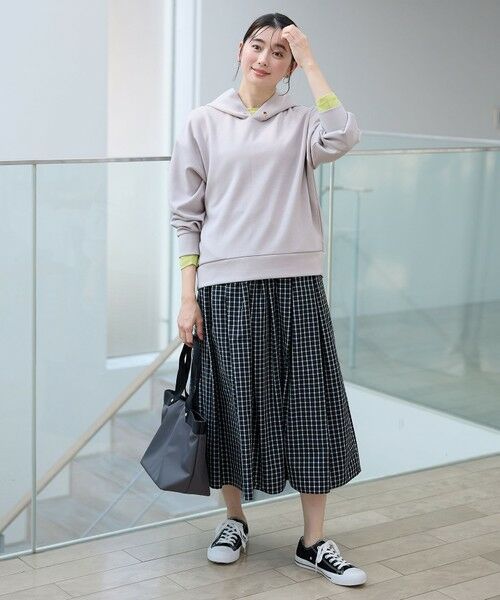 ANY / エニィ ミニ・ひざ丈スカート | 【ウエストゴム】タックギャザーフレアスカート | 詳細7