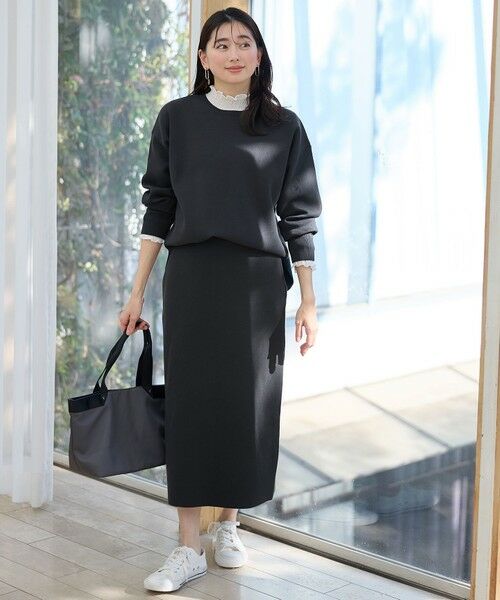 ANY / エニィ ミニ・ひざ丈スカート | 【洗濯機可/UVカット】ミラノリブニットスカート | 詳細6