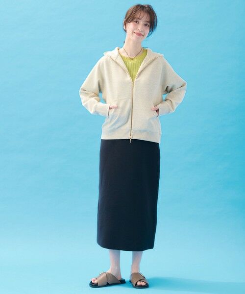 ANY / エニィ ミニ・ひざ丈スカート | 【洗濯機可/UVカット】ミラノリブニットスカート | 詳細9