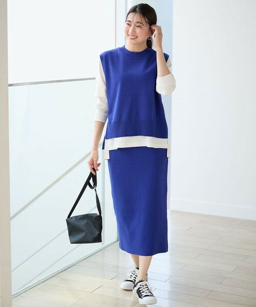 ANY / エニィ ミニ・ひざ丈スカート | 【洗濯機可/UVカット】ミラノリブニットスカート | 詳細21