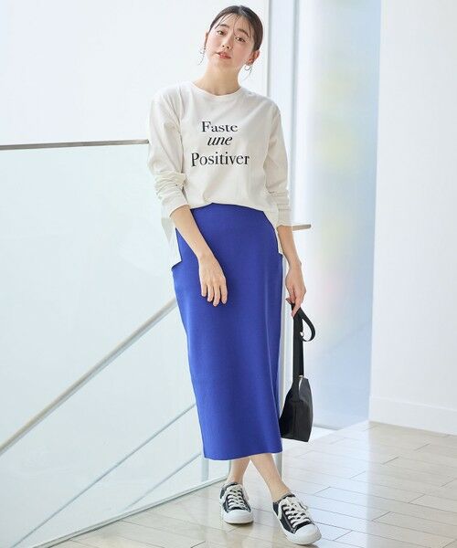 ANY / エニィ ミニ・ひざ丈スカート | 【洗濯機可/UVカット】ミラノリブニットスカート | 詳細25