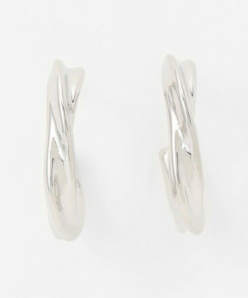 any FAM/エニィファム 【WEB限定】ツイストフープピアス(両耳用) シルバー F any FAM/エニィファム 【WEB限定】ツイストフープピアス(両耳用) シルバー F