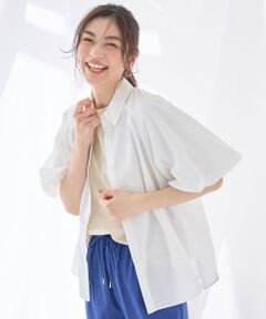 ANY / エニィ シャツ・ブラウス | 【接触冷感/UVカット/抗菌防臭/速乾】エニイファンクション パフスリーブブラウス