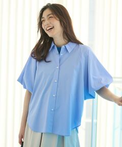 ANY / エニィ シャツ・ブラウス | 【接触冷感/UVカット/抗菌防臭/速乾】エニイファンクション パフスリーブブラウス