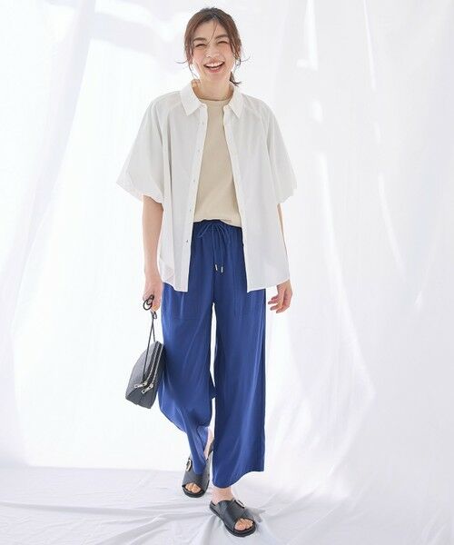 ANY / エニィ シャツ・ブラウス | 【接触冷感/UVカット/抗菌防臭/速乾】エニイファンクション パフスリーブブラウス | 詳細4