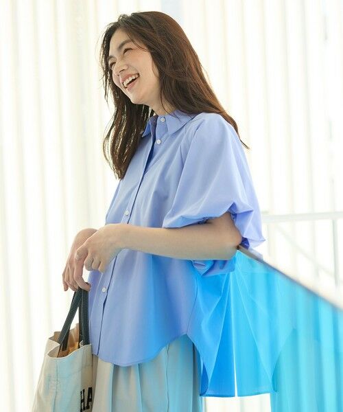 ANY / エニィ シャツ・ブラウス | 【接触冷感/UVカット/抗菌防臭/速乾】エニイファンクション パフスリーブブラウス | 詳細10