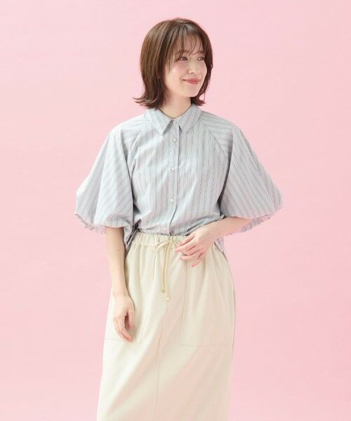 ANY / エニィ シャツ・ブラウス | 【接触冷感/UVカット/抗菌防臭/速乾】エニイファンクション パフスリーブブラウス | 詳細22