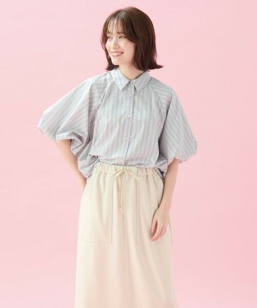 ANY / エニィ シャツ・ブラウス | 【接触冷感/UVカット/抗菌防臭/速乾】エニイファンクション パフスリーブブラウス | 詳細23