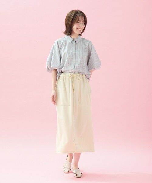 ANY / エニィ シャツ・ブラウス | 【接触冷感/UVカット/抗菌防臭/速乾】エニイファンクション パフスリーブブラウス | 詳細24