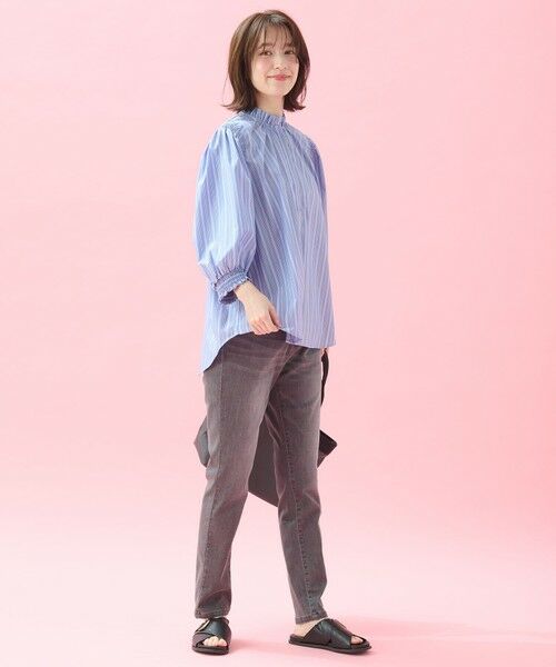 ANY / エニィ シャツ・ブラウス | 【接触冷感/UVカット/抗菌防臭/速乾】エニイファンクション シャーリングブラウス | 詳細19