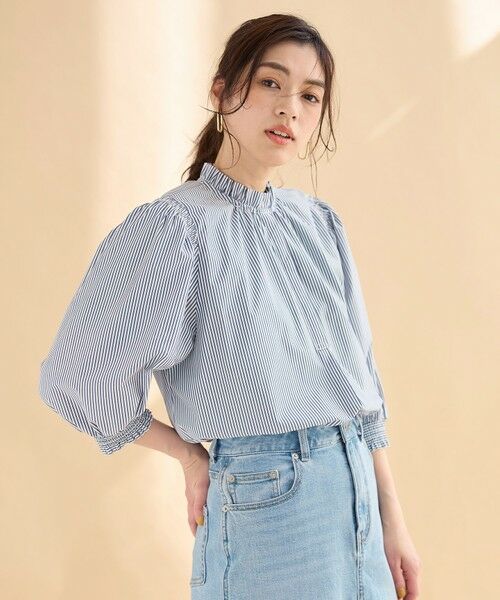 ANY / エニィ シャツ・ブラウス | 【接触冷感/UVカット/抗菌防臭/速乾】エニイファンクション シャーリングブラウス | 詳細30