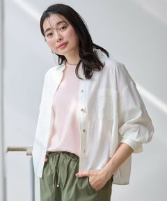 ANY / エニィ シャツ・ブラウス | 【手洗い可能】ヨーロピアンリネンシャツブラウス