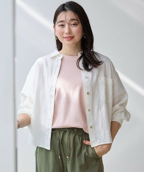 ANY / エニィ シャツ・ブラウス | 【手洗い可能】ヨーロピアンリネンシャツブラウス | 詳細1