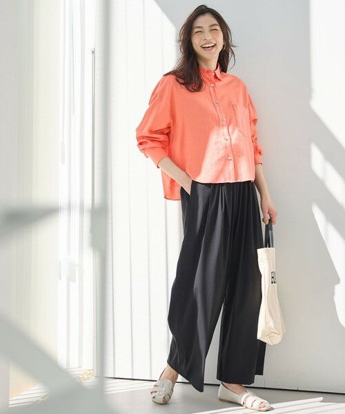 ANY / エニィ シャツ・ブラウス | 【手洗い可能】ヨーロピアンリネンシャツブラウス | 詳細11