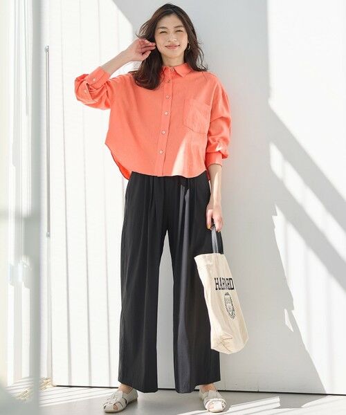 ANY / エニィ シャツ・ブラウス | 【手洗い可能】ヨーロピアンリネンシャツブラウス | 詳細12