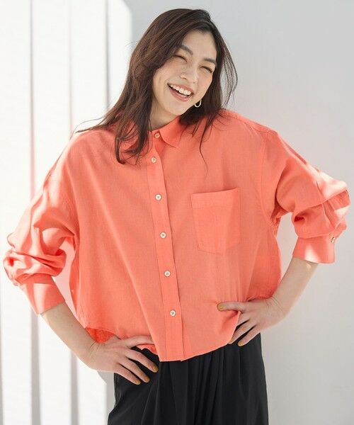 ANY / エニィ シャツ・ブラウス | 【手洗い可能】ヨーロピアンリネンシャツブラウス | 詳細7