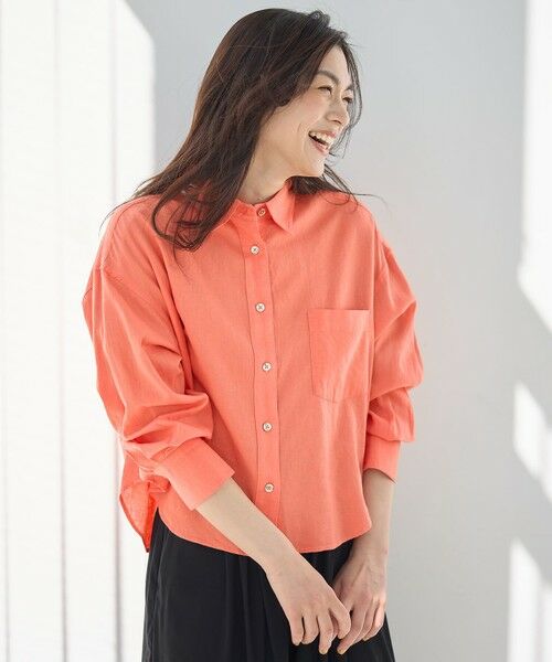 ANY / エニィ シャツ・ブラウス | 【手洗い可能】ヨーロピアンリネンシャツブラウス | 詳細8