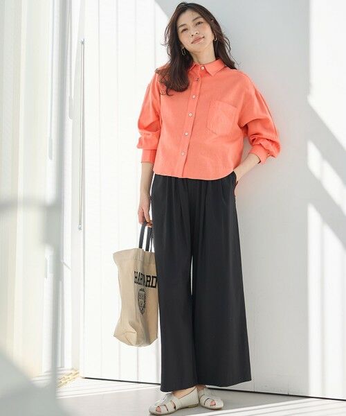 ANY / エニィ シャツ・ブラウス | 【手洗い可能】ヨーロピアンリネンシャツブラウス | 詳細10