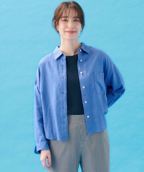 ANY / エニィ シャツ・ブラウス | 【手洗い可能】ヨーロピアンリネンシャツブラウス | 詳細14