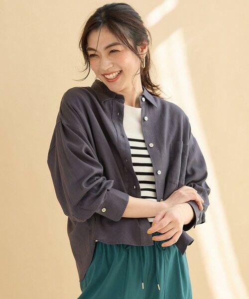 ANY / エニィ シャツ・ブラウス | 【手洗い可能】ヨーロピアンリネンシャツブラウス | 詳細26