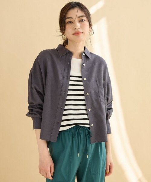 ANY / エニィ シャツ・ブラウス | 【手洗い可能】ヨーロピアンリネンシャツブラウス | 詳細27