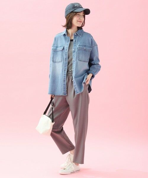 ANY / エニィ シャツ・ブラウス | 【洗濯機可/ストレッチ】デニムシャツ | 詳細10