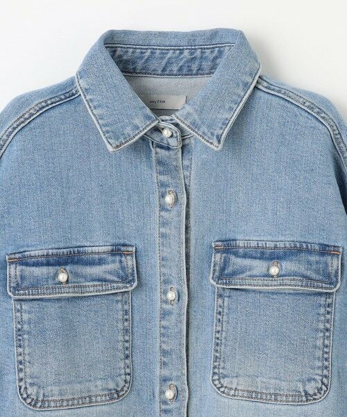 ANY / エニィ シャツ・ブラウス | 【洗濯機可/ストレッチ】デニムシャツ | 詳細14