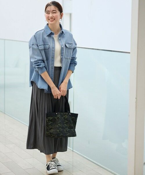 ANY / エニィ シャツ・ブラウス | 【洗濯機可/ストレッチ】デニムシャツ | 詳細4