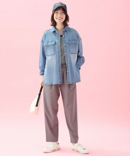 ANY / エニィ シャツ・ブラウス | 【洗濯機可/ストレッチ】デニムシャツ | 詳細9