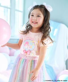 ANY / エニィ カットソー | 【any FAM× リトルツインスターズ 】キキ＆ララ 袖レースTシャツ