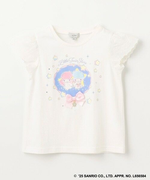 ANY / エニィ カットソー | 【any FAM× リトルツインスターズ 】キキ＆ララ 袖レースTシャツ | 詳細3