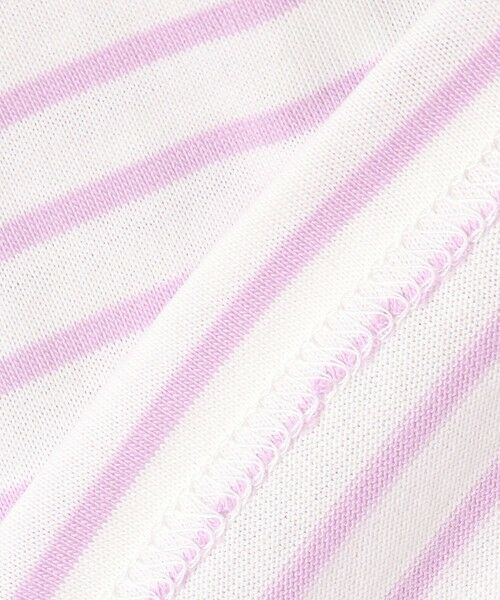 ANY / エニィ カットソー | 袖スカラップ ボーダーTシャツ | 詳細12