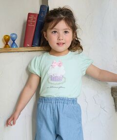 ANY / エニィ カットソー | しゃらしゃらモチーフ Tシャツ