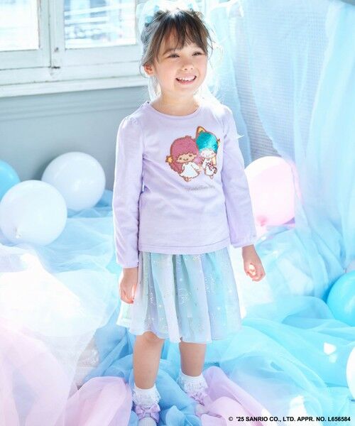 ANY / エニィ カットソー | 【any FAM× リトルツインスターズ 】キキ&ララ ミラクルスパンコール長袖Tシャツ | 詳細6