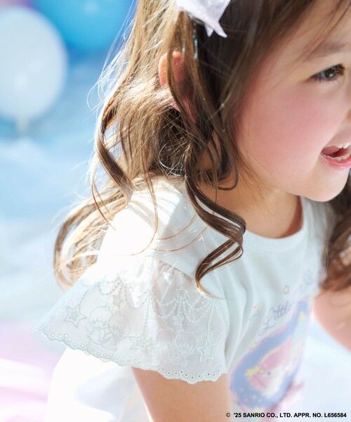 ANY / エニィ カットソー | 【any FAM× リトルツインスターズ 】キキ＆ララ 袖レースTシャツ | 詳細2