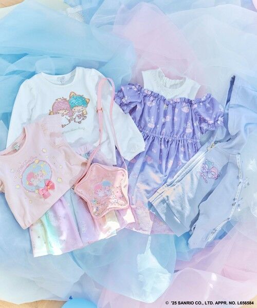 ANY / エニィ カットソー | 【any FAM× リトルツインスターズ 】キキ＆ララ 袖レースTシャツ | 詳細8