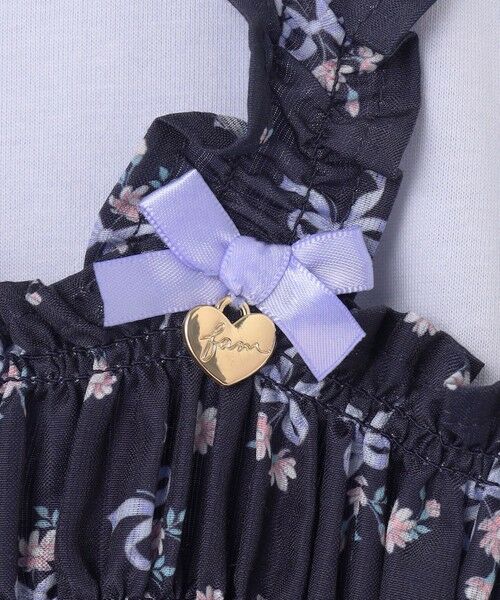 ANY / エニィ カットソー | フラワー×リボン ビスチェ付きTシャツ | 詳細6