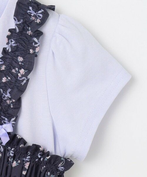 ANY / エニィ カットソー | フラワー×リボン ビスチェ付きTシャツ | 詳細7