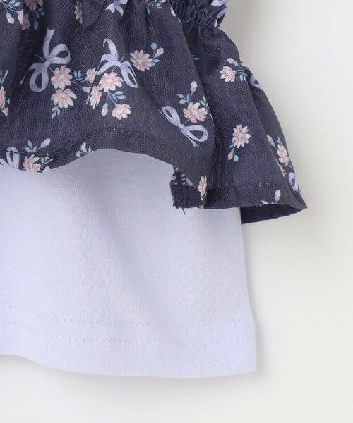 ANY / エニィ カットソー | フラワー×リボン ビスチェ付きTシャツ | 詳細8