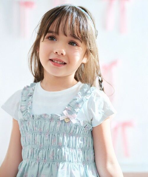 ANY / エニィ カットソー | フラワー×リボン ビスチェ付きTシャツ | 詳細17