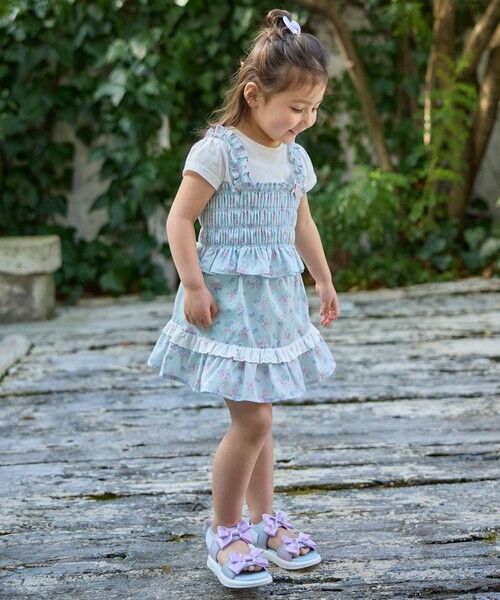 ANY / エニィ カットソー | フラワー×リボン ビスチェ付きTシャツ | 詳細18