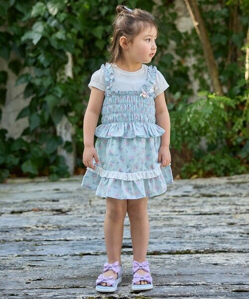 ANY / エニィ カットソー | フラワー×リボン ビスチェ付きTシャツ | 詳細19